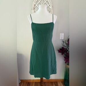 Aritzia Forest Green Mini Dress